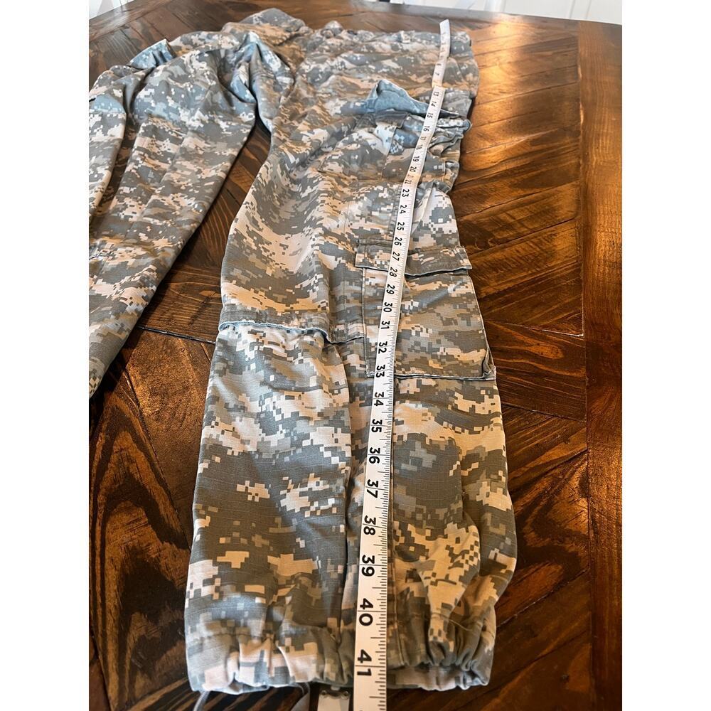 Army Digital Camo Cargo Combat Pants Men M Long Outdoor Hiking Travel Gorpcore - Picture 7 of 9